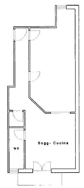 pln bersani.JPG - Trilocale Via Roma 334, San Felice Circeo - planimetria 1