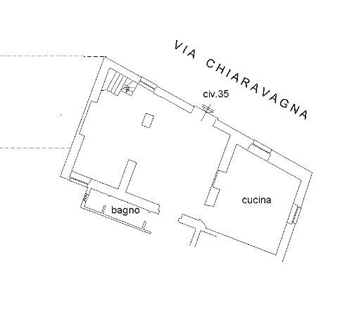 1.jpg - Locale Commerciale all'asta Via Chiaravagna 35, Genova (zona Sestri Ponente) - planimetria 1