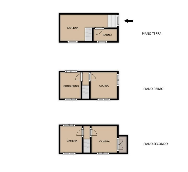 Piantina - Villa Via Stella 21, Albisola Superiore - planimetria 1