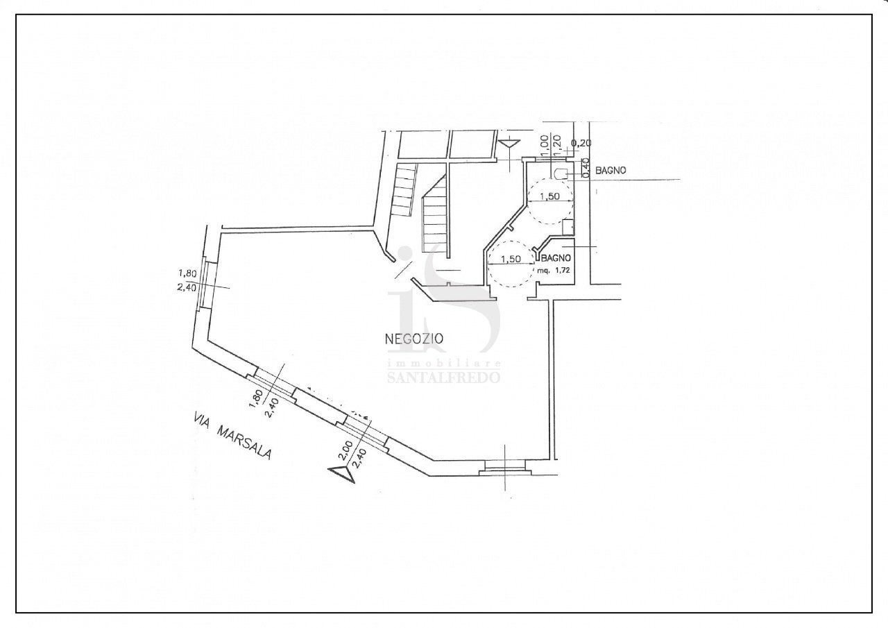 Bar Tavola Calda - Fredda VIA MARSALA, 8, Monza - planimetria 1