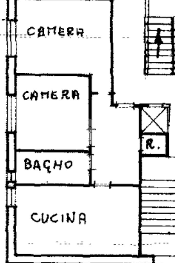 Trilocale Via Monviso, None - planimetria 1