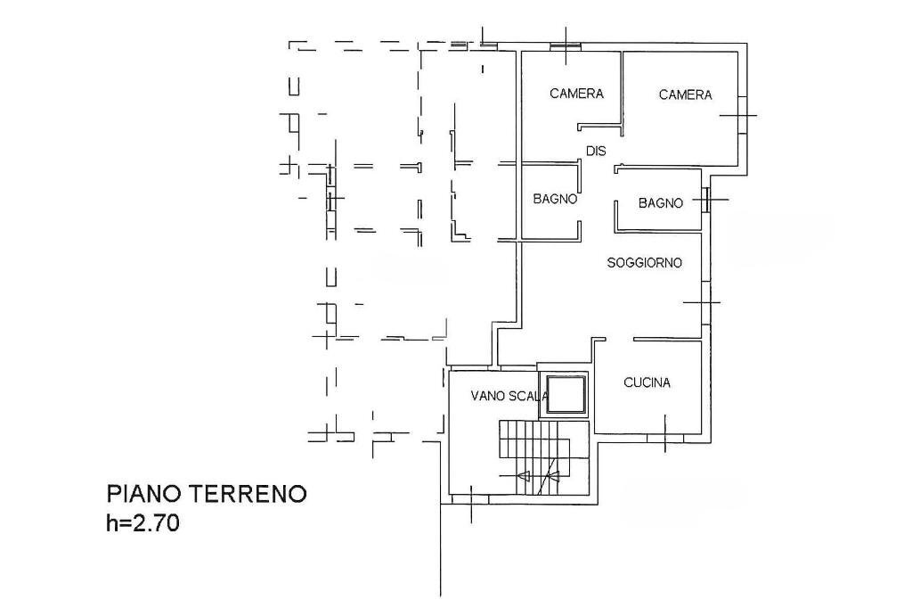 Quadrilocale Via Ivrea, Albiano d'Ivrea - planimetria 1