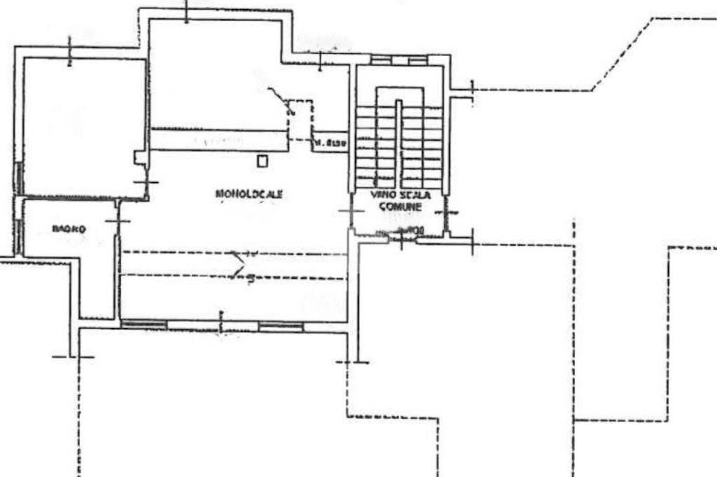 Two-room apartment Via dei Chiodi, Ivrea - floor plans 1