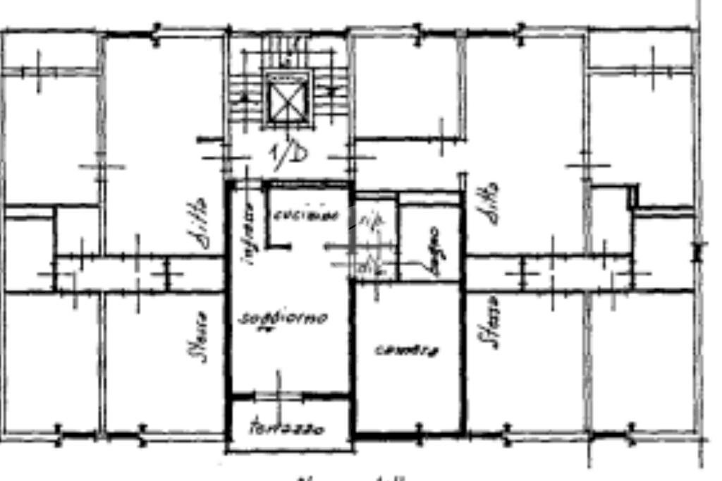 Three-room apartment Viale Biella, Ivrea - floor plans 1