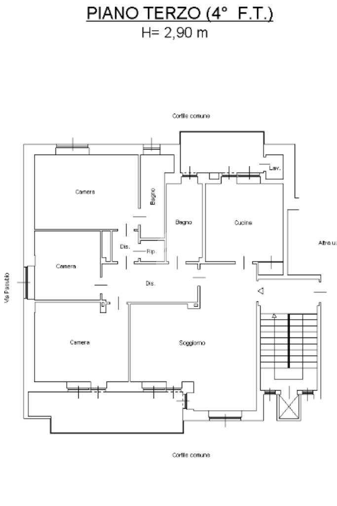 Appartamento Via pasubio, Rivoli - planimetria 1