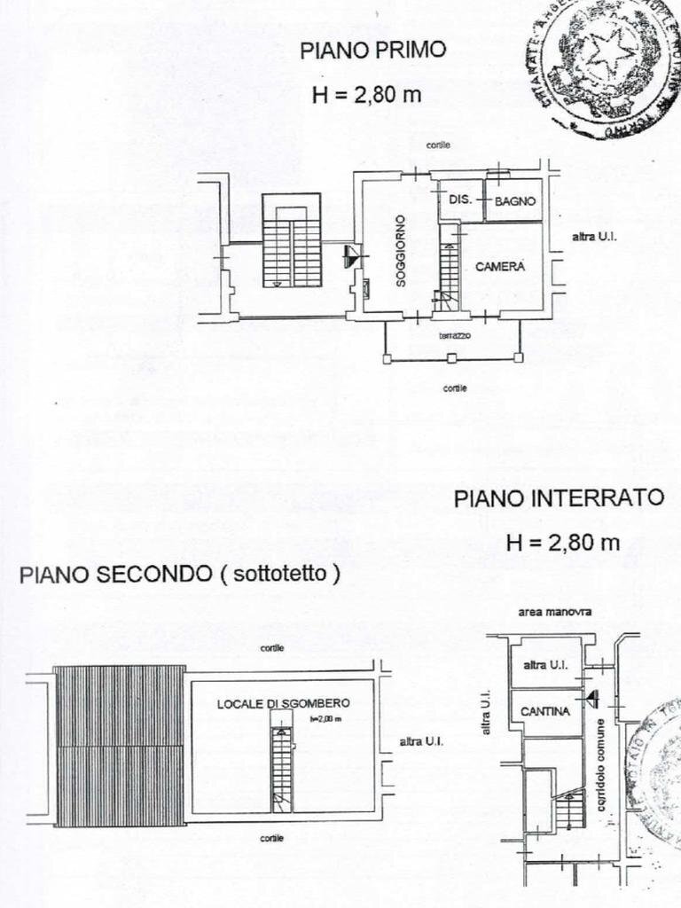 Quadrilocale Via Carignano, Rivalta di Torino - planimetria 1