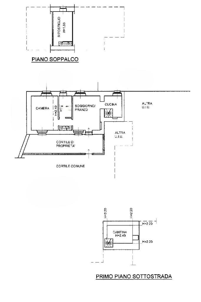 Bilocale Via Bonaventura Zumbini, Milano (zona Barona) - planimetria 1