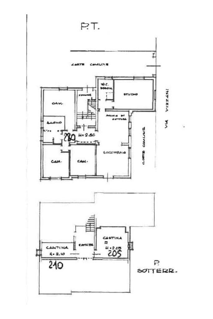 Appartamento Via Pompeo Vizzani, Bologna (zona Massarenti) - planimetria 1