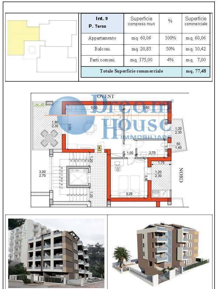Foto 35 - Three-room apartment Lungomare Marconi, Alba Adriatica - floor plans 1