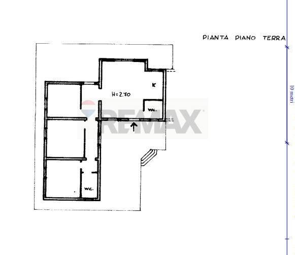 Pianta 2D - Casa indipendente Scicli - planimetria 1