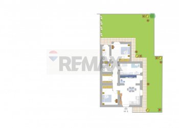 Pianta 2D - Four-room apartment Via Del Monte Delle Capre
 
29, Roma - photo 5