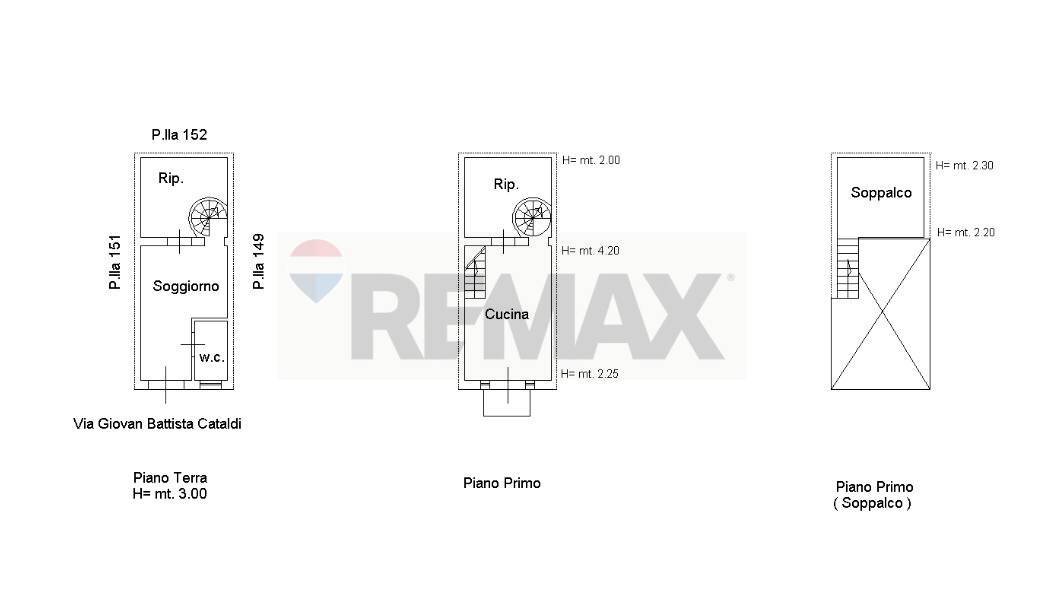 Pianta 2D - Independent house Via Giovan Battista Cataldi
 
69, Terrasini - floor plans 1