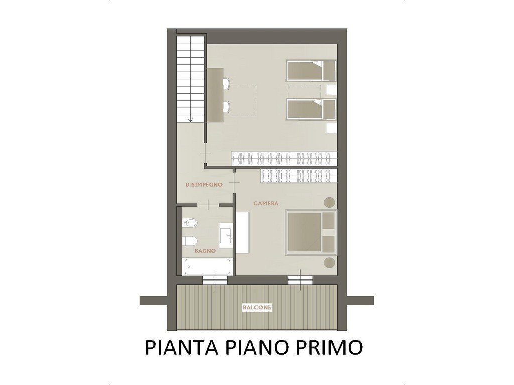 Terraced Villa via Nazionale, 66, San Paolo d'Argon - floor plans 1