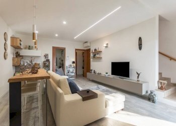 Salone - Villa a Schiera via Nazionale, 66, San Paolo d'Argon - foto 1