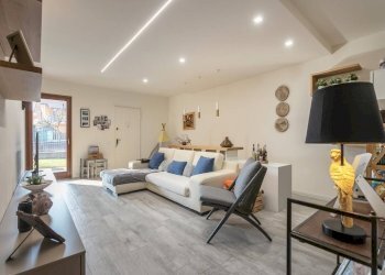 Salone - Villa a Schiera via Nazionale, 66, San Paolo d'Argon - foto 3