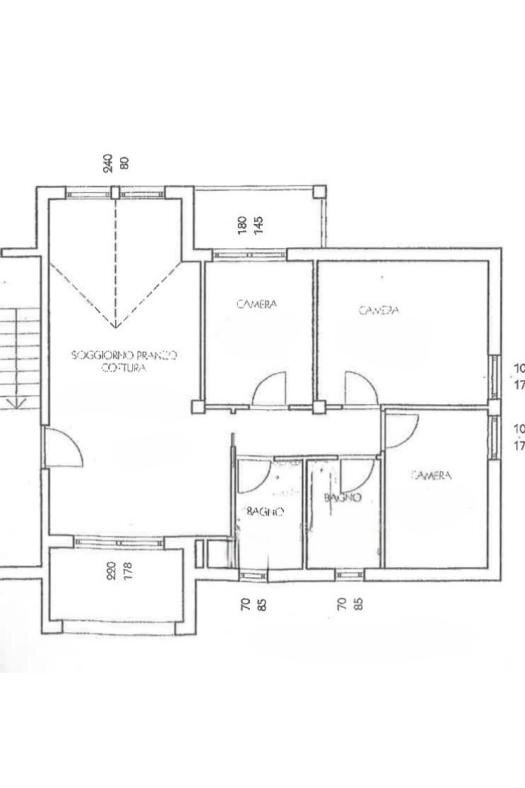 Quadrilocale via del Gaggio, 8, Varese - planimetria 1