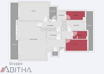 Four-room apartment via Anastasio II, Roma - photo 31