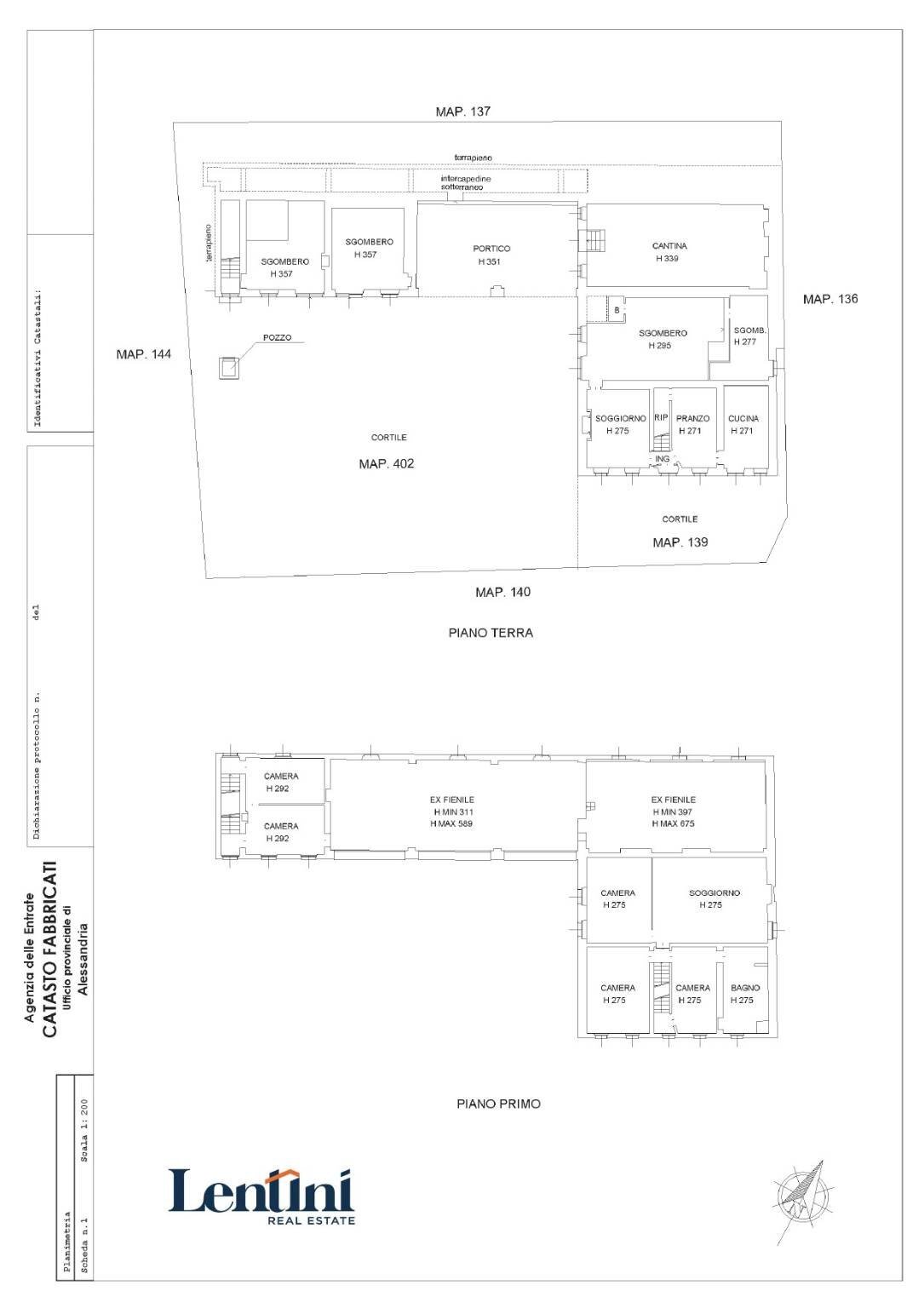 Rustico Frazione Torcello, 139, Casale Monferrato - planimetria 1