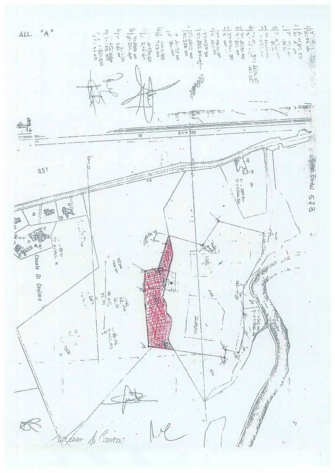 Terreno agricolo via di Tor Cervara, 65, Roma - planimetria 1