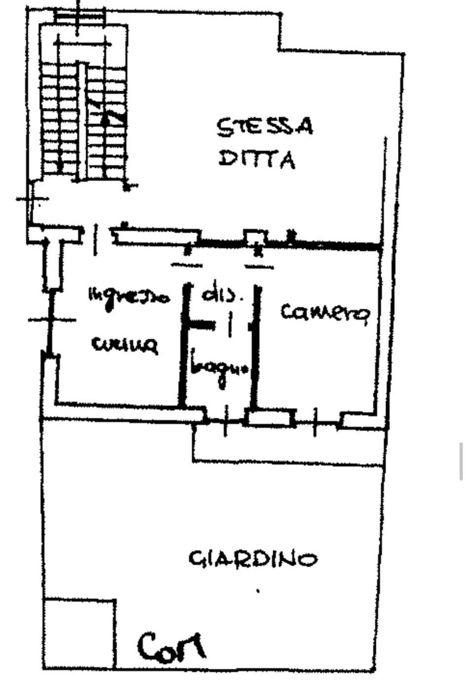 Two-room apartment largo San Giusto, 2, Oulx - floor plans 1