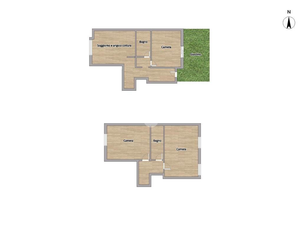 Quadrilocale Via la loggia, Lavagna - planimetria 1