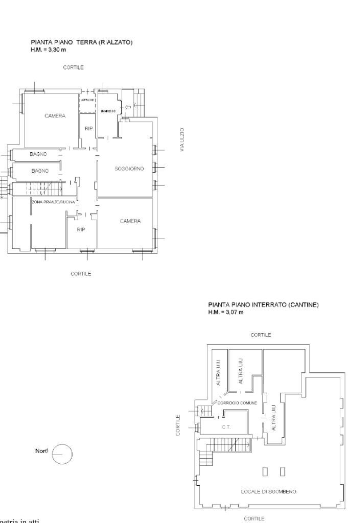 Porzione di casa Via ulzio, Rivoli - planimetria 1