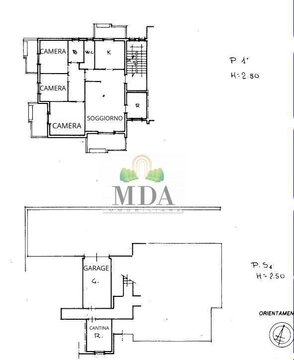 Foto 39 - Appartamento via Gentile, Tortoreto - planimetria 1