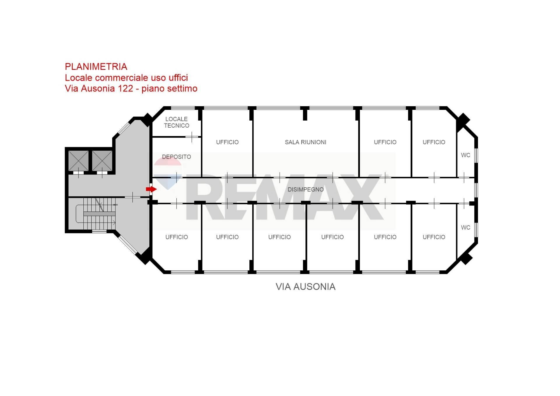 Pianta 2D - Office Palermo - floor plans 1