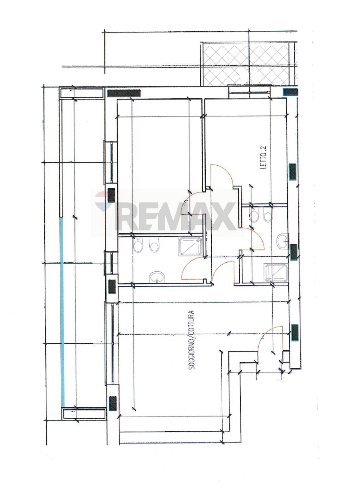 Pianta 2D - Three-room apartment Via Giacomo Puccini
 
20, Lainate - floor plans 1