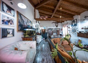 Soggiorno - Casa semi indipendente Via Statale
 
103, Terre del Reno - foto 7