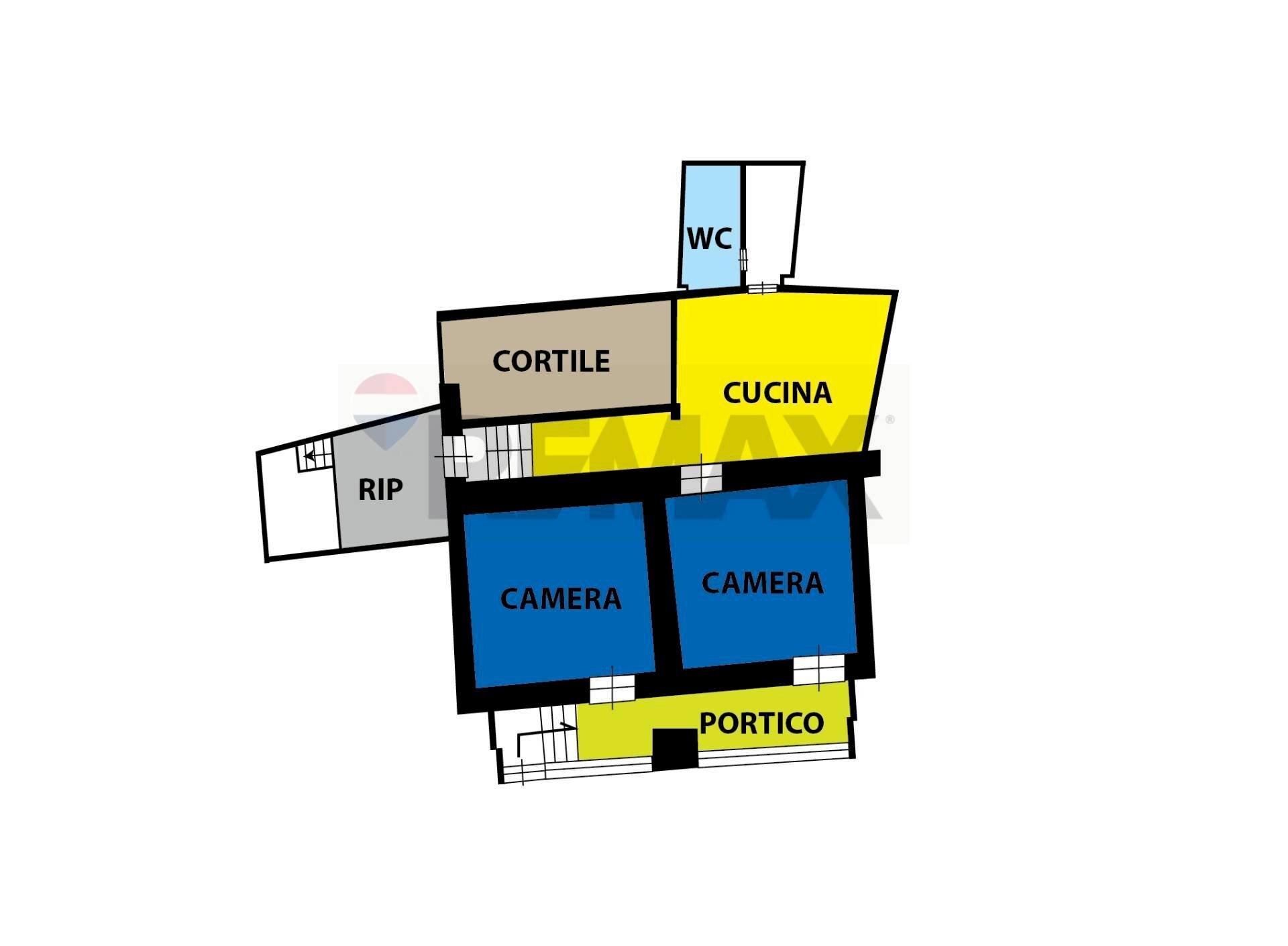 Pianta 2D - Apartment Vico Equense - floor plans 1