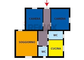 Pianta 2D - Casa semi indipendente Via G.Vasari, Castel Volturno - foto 23