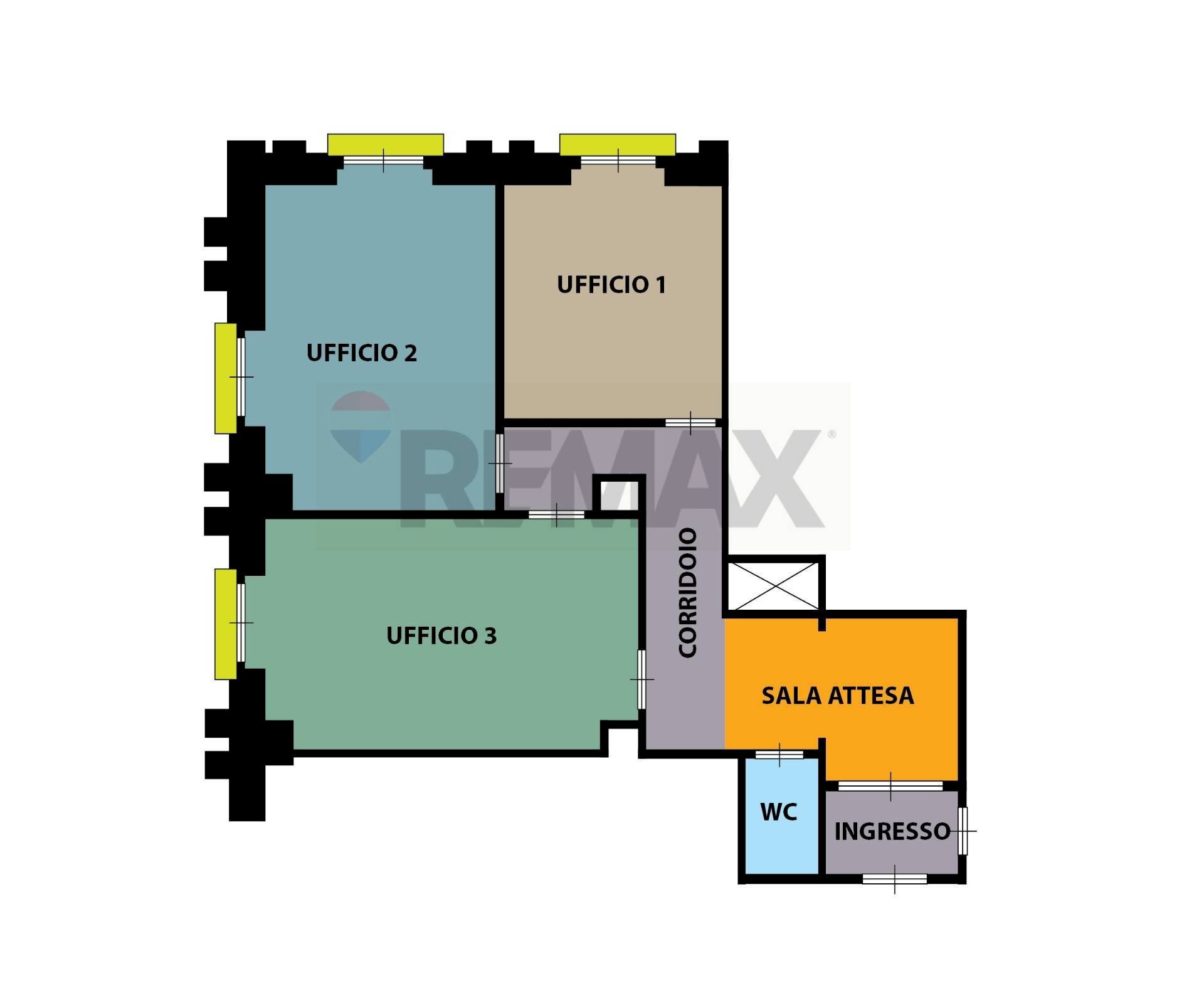 Pianta 2D - Office Napoli - floor plans 1