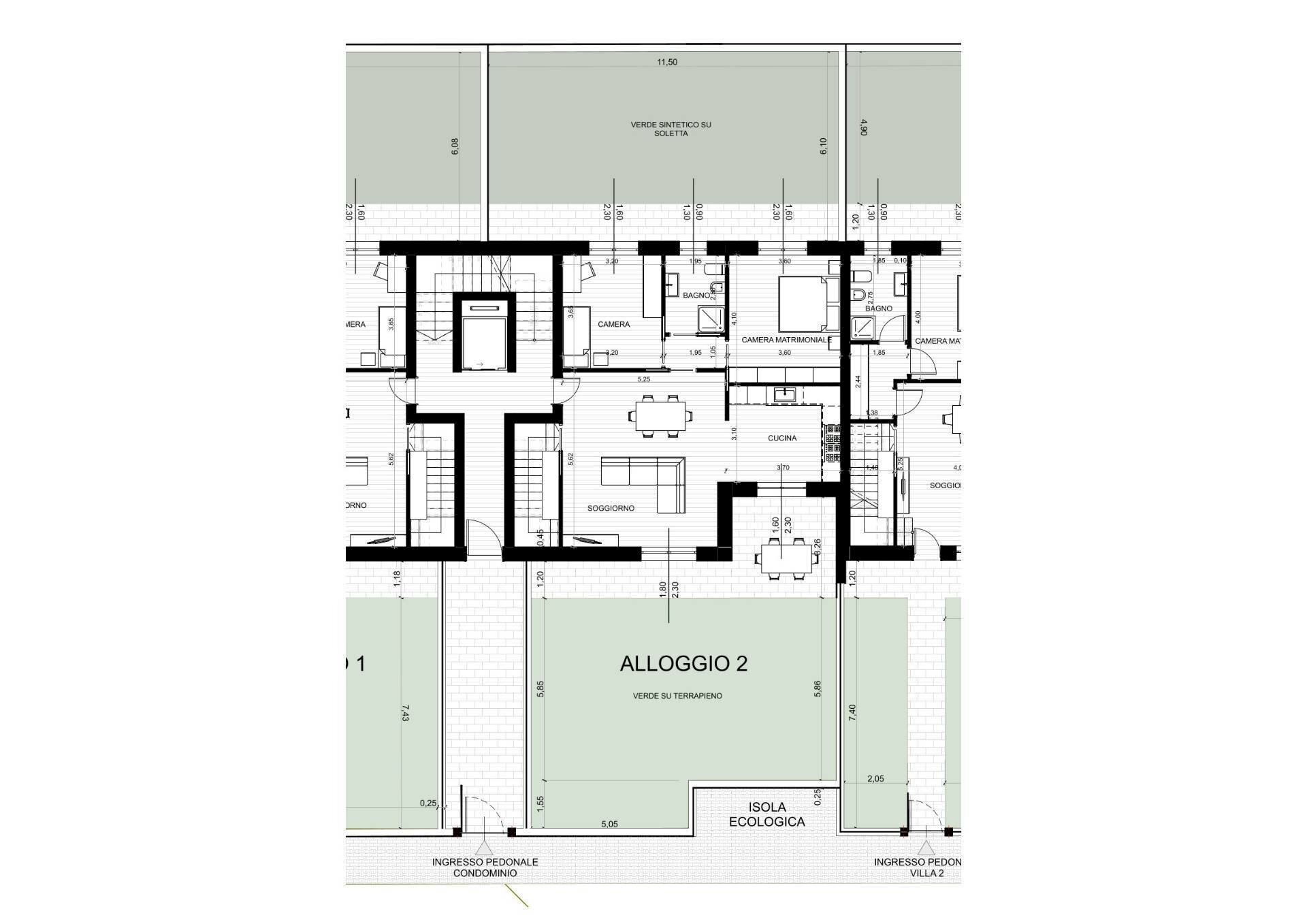 Foto 2 - Quadrilocale via Bellini, Rivalta di Torino - planimetria 1