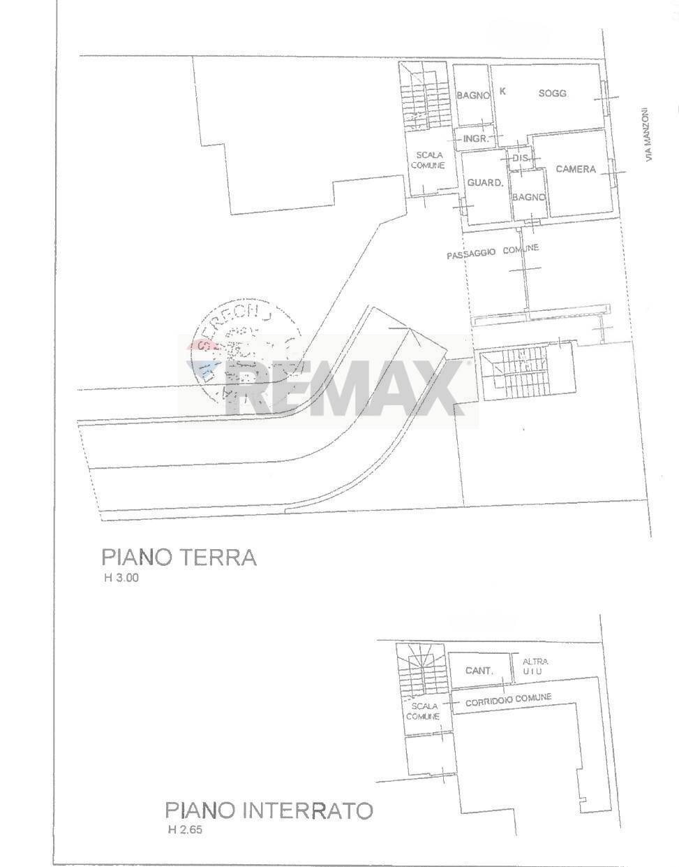 Pianta 2D - Trilocale Via Manzoni
 
24, Cesano Maderno - planimetria 1