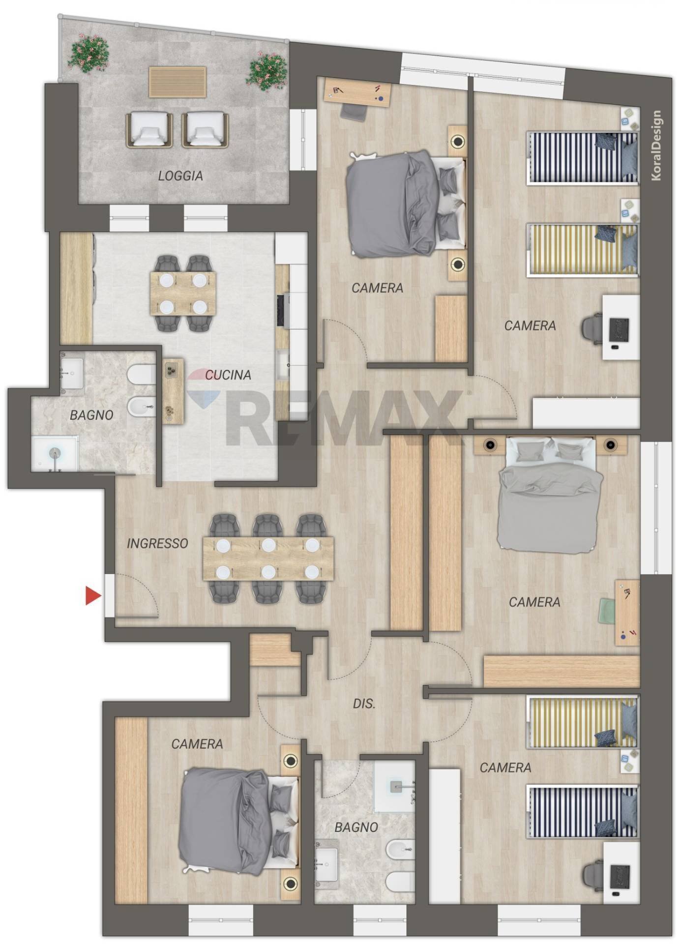 Pianta 2D - Appartamento Padova - foto 1