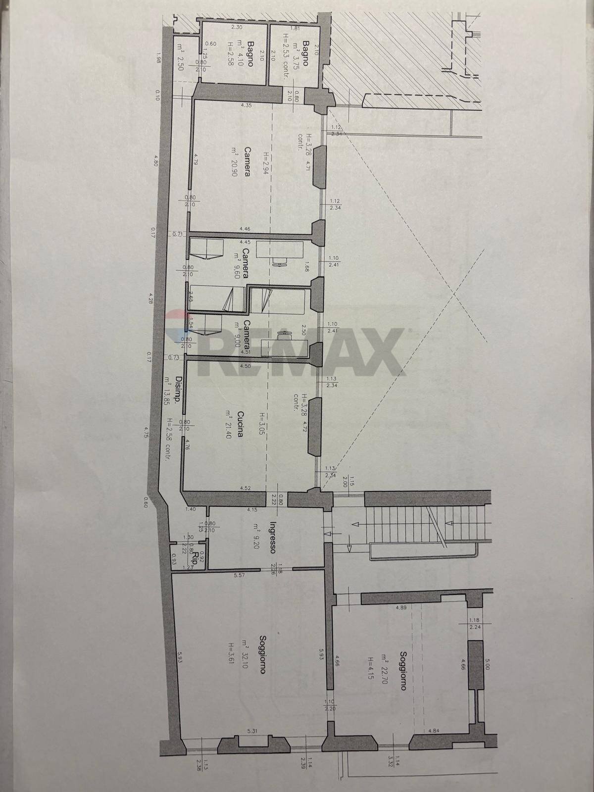 Pianta 2D - Apartment Strada Della Repubblica
 
35, Parma - floor plans 1