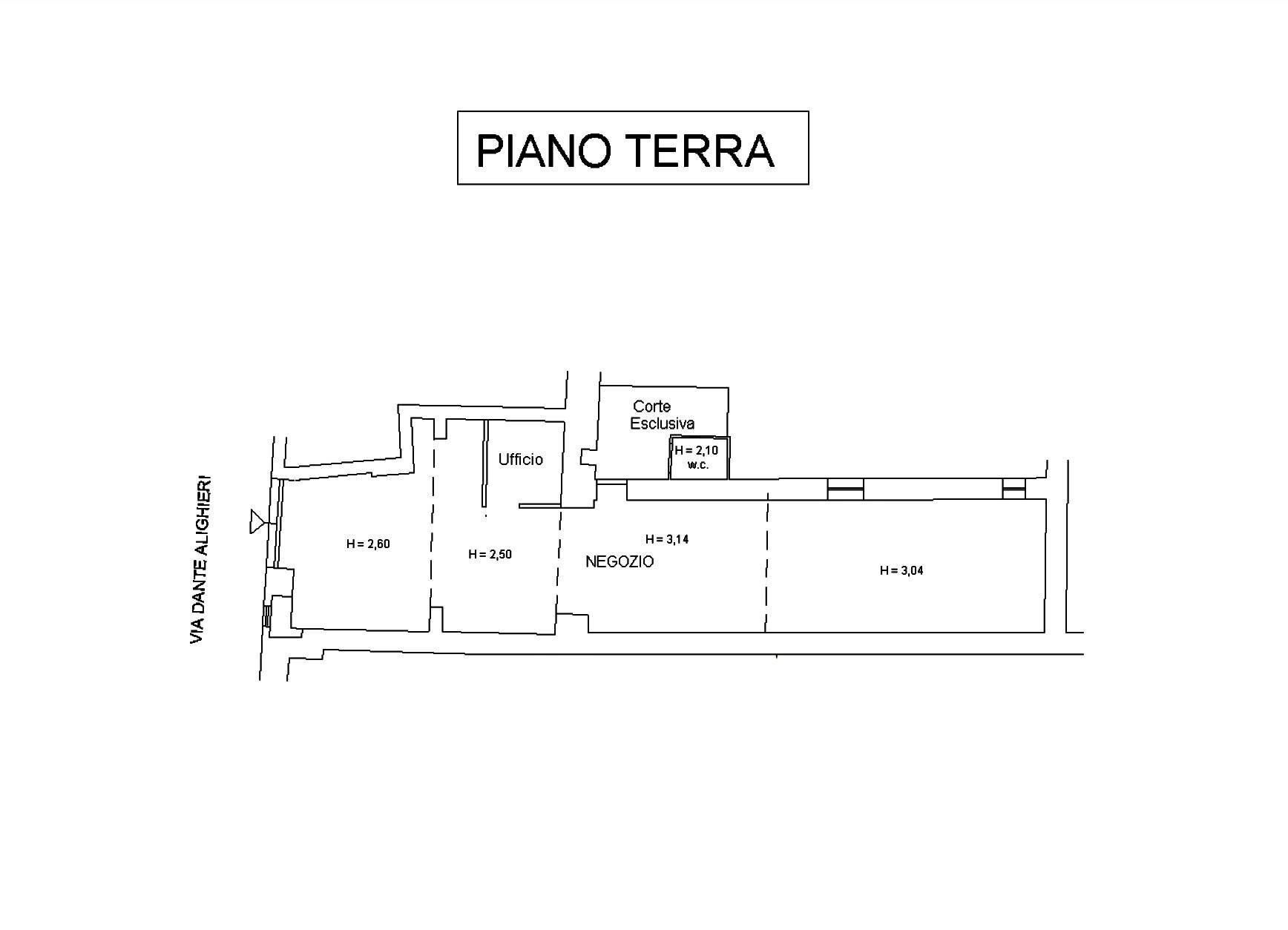 Foto 11 - Box Via Dante Alighieri
 
7, Orbetello - planimetria 1