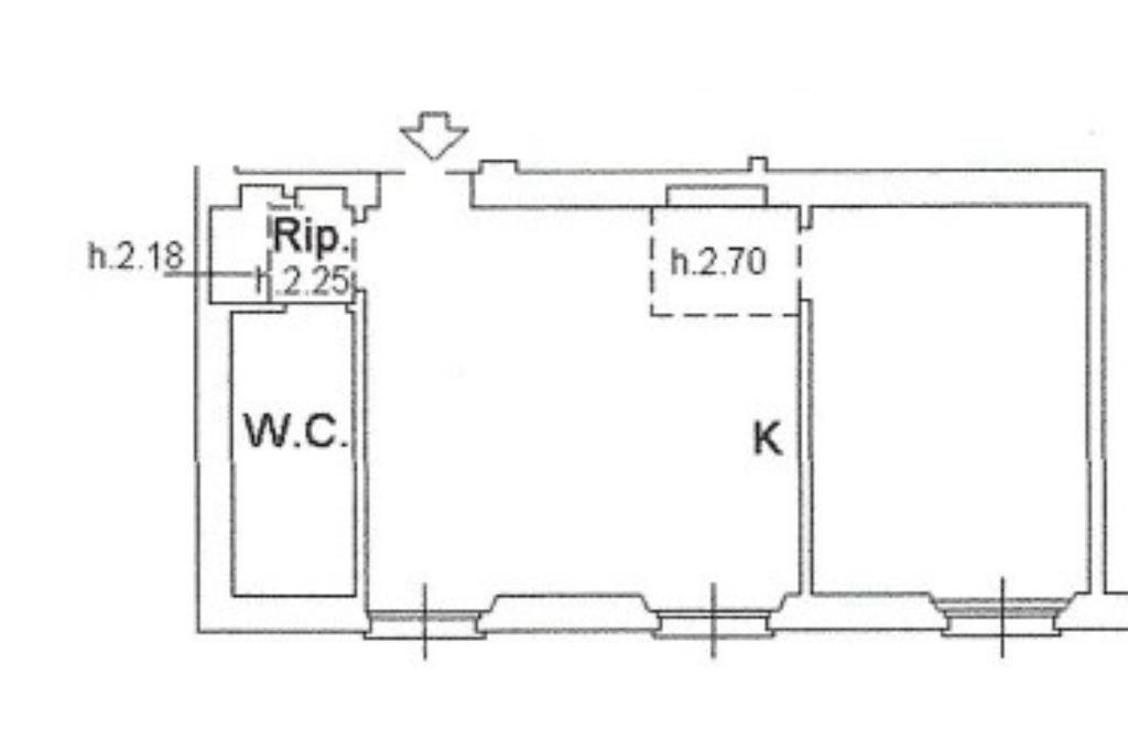 Bilocale Via Don Bosco, Milano - planimetria 1