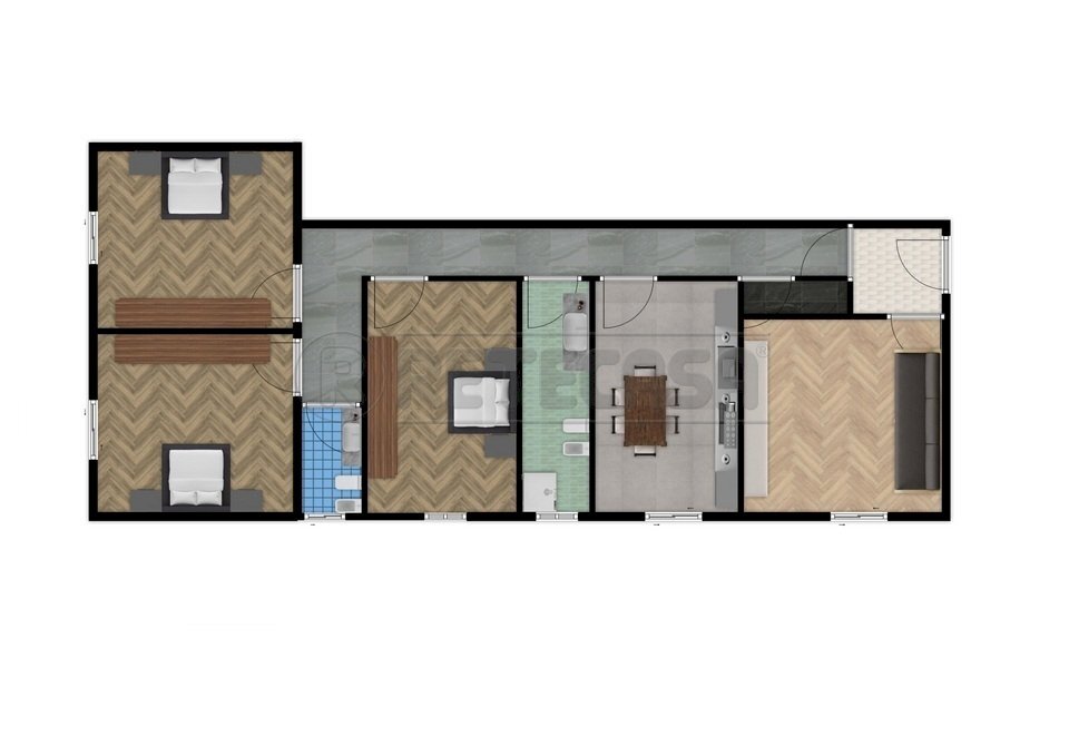 PROGETTO GRAFICO VIA DOMENICO FIORE, 14.jpg - Four-room apartment Via Domenico Fiore 14, Salerno - photo 1