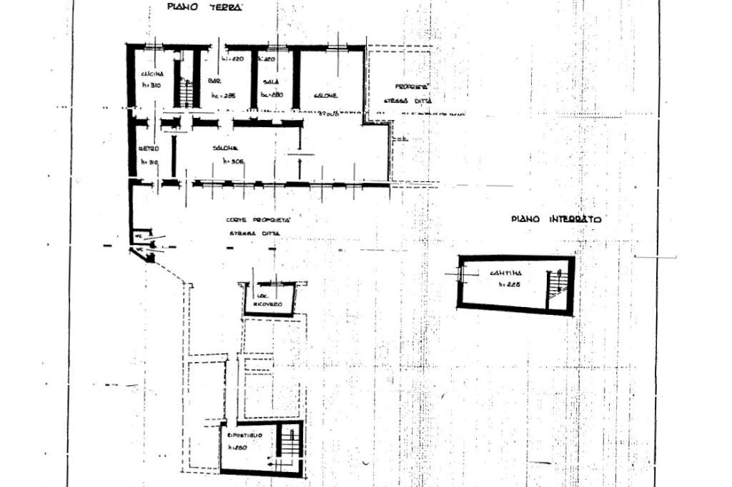 Semi-detached house Via S. Pio V, Frugarolo - floor plans 1