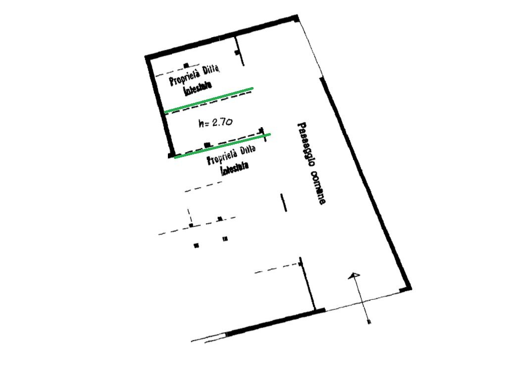 Planimetria - Box Via Francesco Crispi 223, Pietra Ligure - planimetria 1