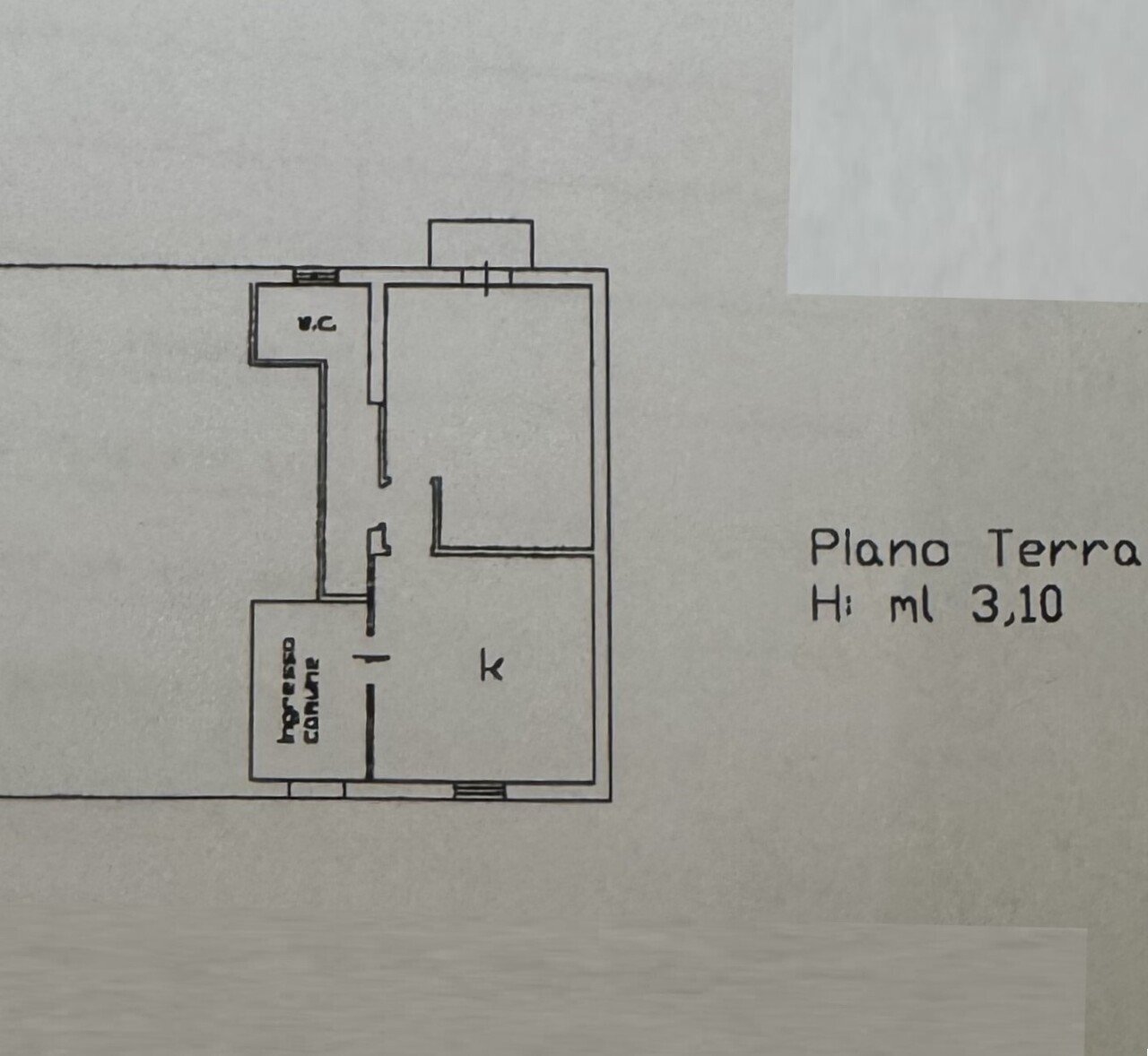 planimetria - Bilocale Via del Bisenzio, Vernio - planimetria 1
