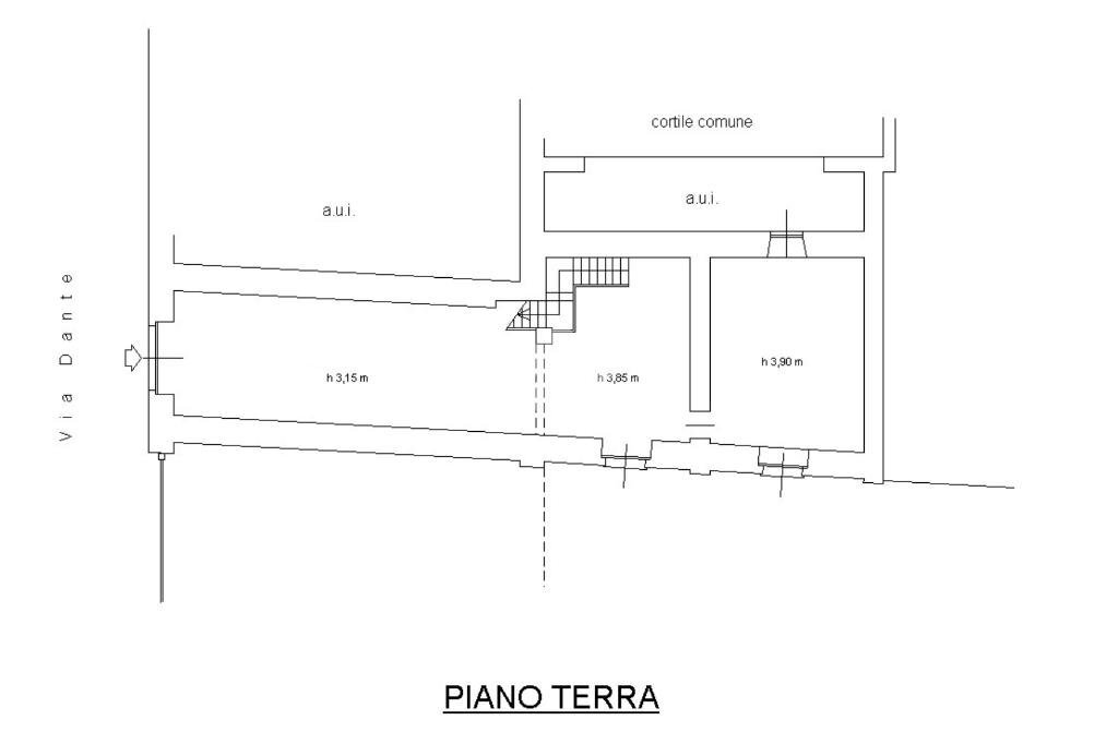 Casa indipendente Via Dante Alighieri, Trezzo sull'Adda - planimetria 1