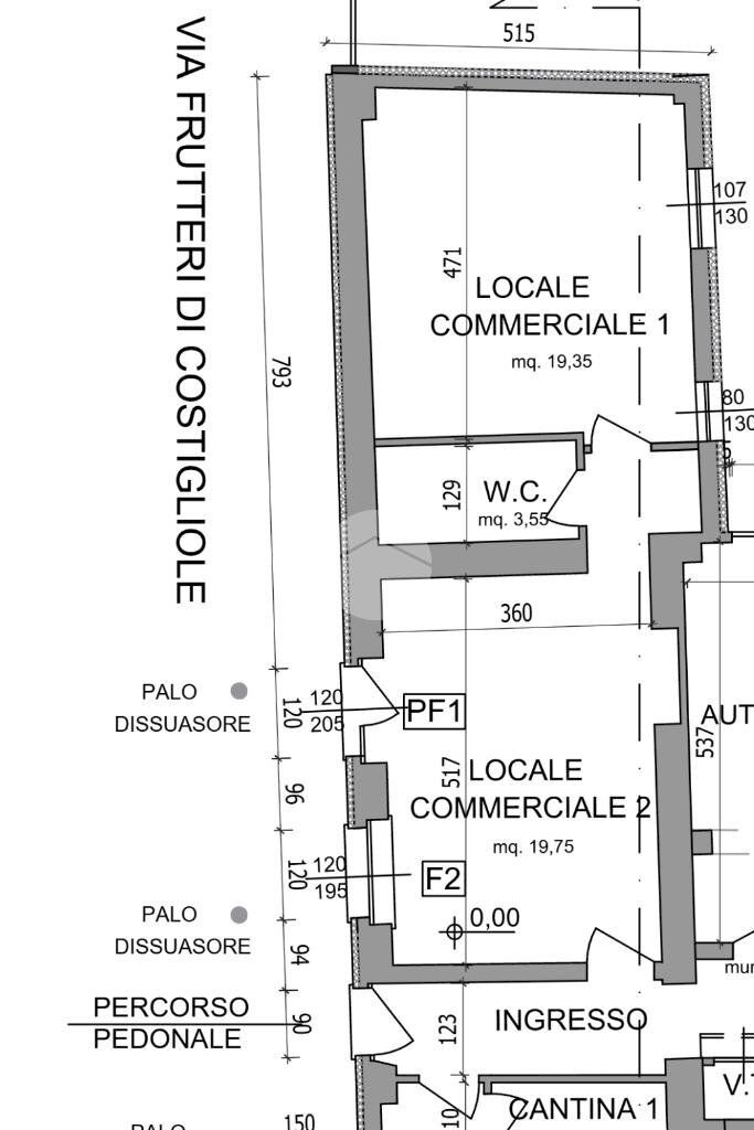 Two-room apartment Via Frutteri di Costigliole, Savigliano - floor plans 1