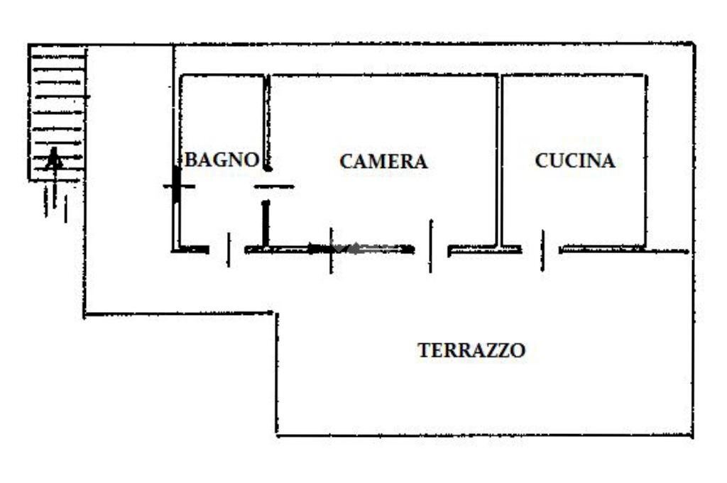 Rustico Borgata Meyra Gucciardi, Frassino - planimetria 1