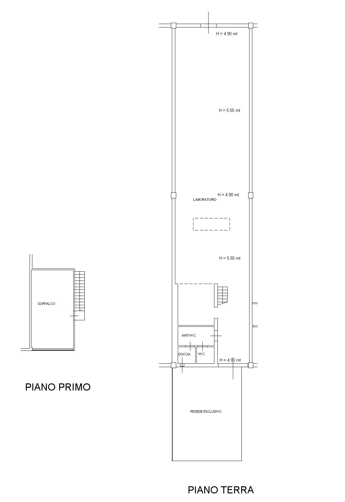Capannone Signa - planimetria 1