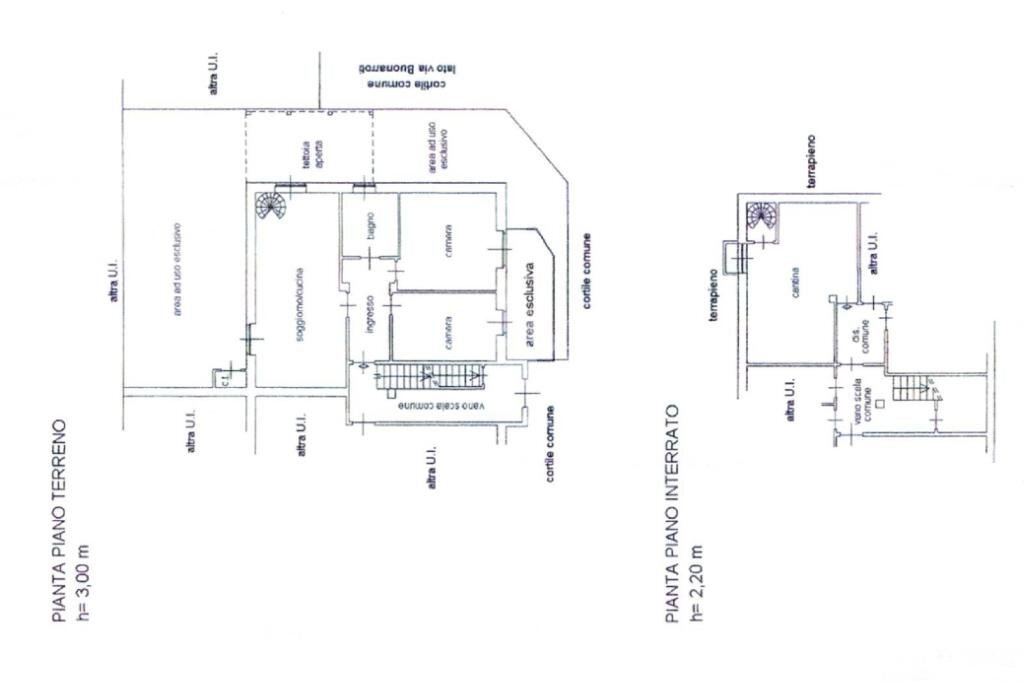 Trilocale Via buonarroti, Bruino - planimetria 1
