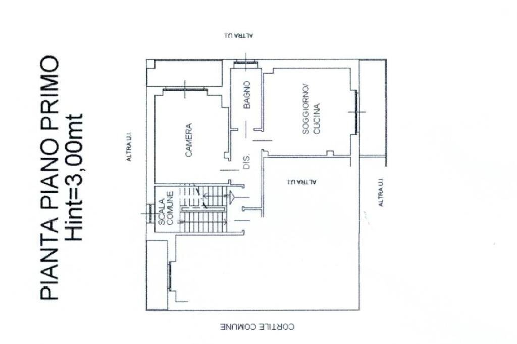 Two-room apartment Via monti, Bruino - floor plans 1