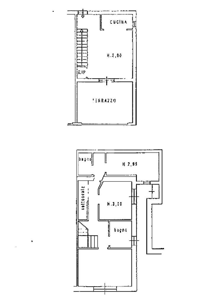Terraced Villa Regione Zuglieno, Noli - floor plans 1